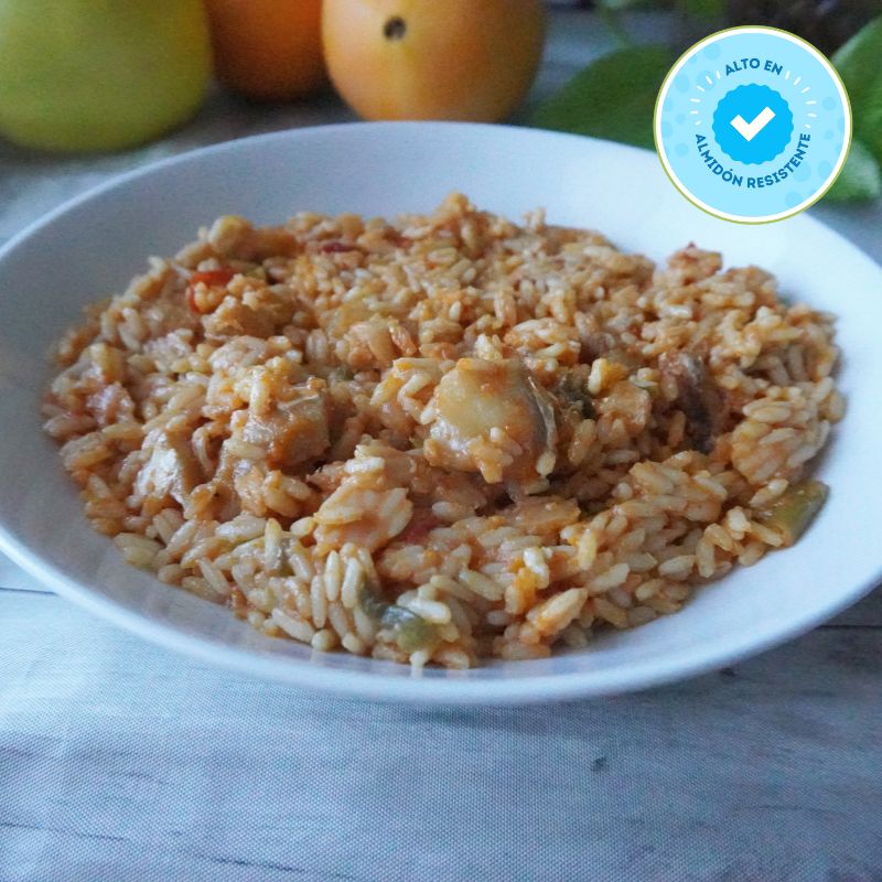 Plato de Altum Foods de Arroz con bacalao