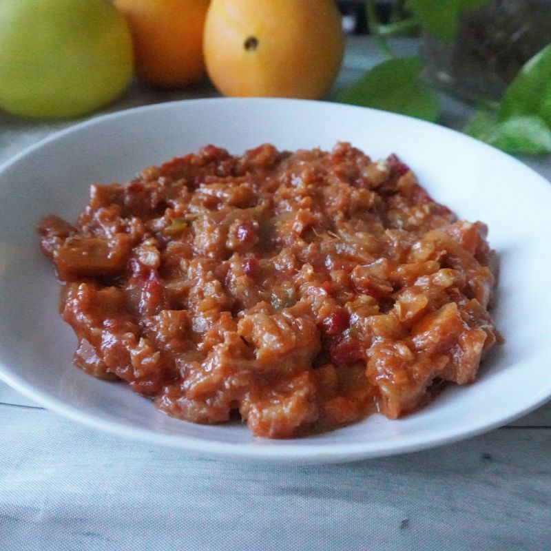 Plato de Altum Foods de Bacalao con tomate