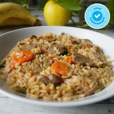 Plato de Altum Foods de Arroz con verduras